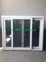 good quality upvc horizonal slide windows made in guangzhou factory
